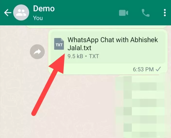 Whatsapp Chat पे click करें‌