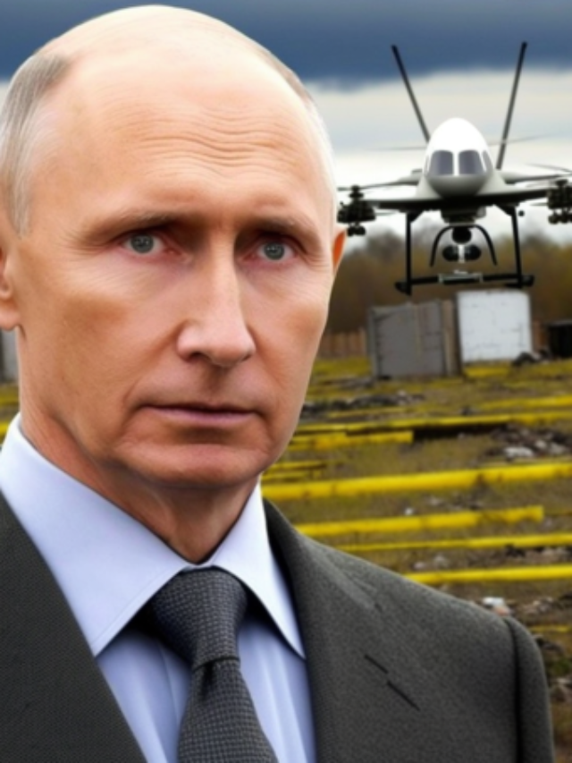 Putin Alerts Border Control as Drones Target Russia