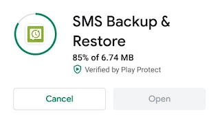 SMS Backup & Restore App Install